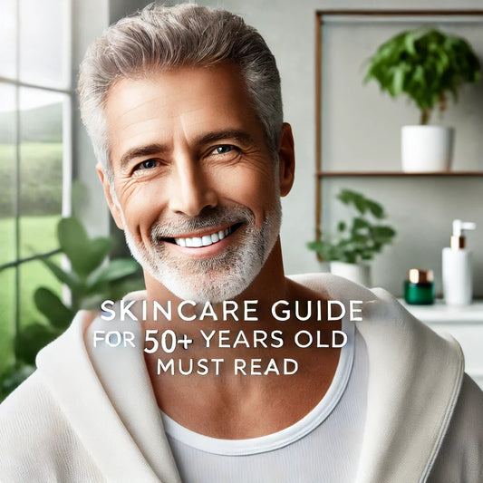 The best skincare routine for men over 50 | You're to want to read this!