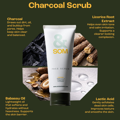 Charcoal Face Scrub